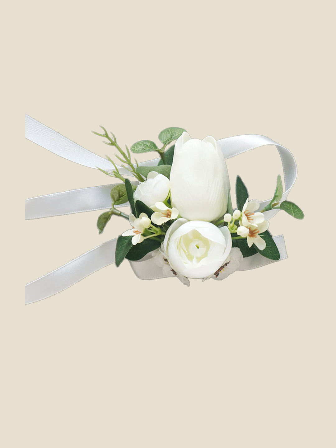 Tulip and Camellia Event Wrist Corsage