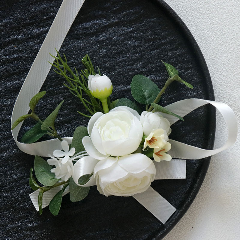 Camellia Event Wrist Corsage