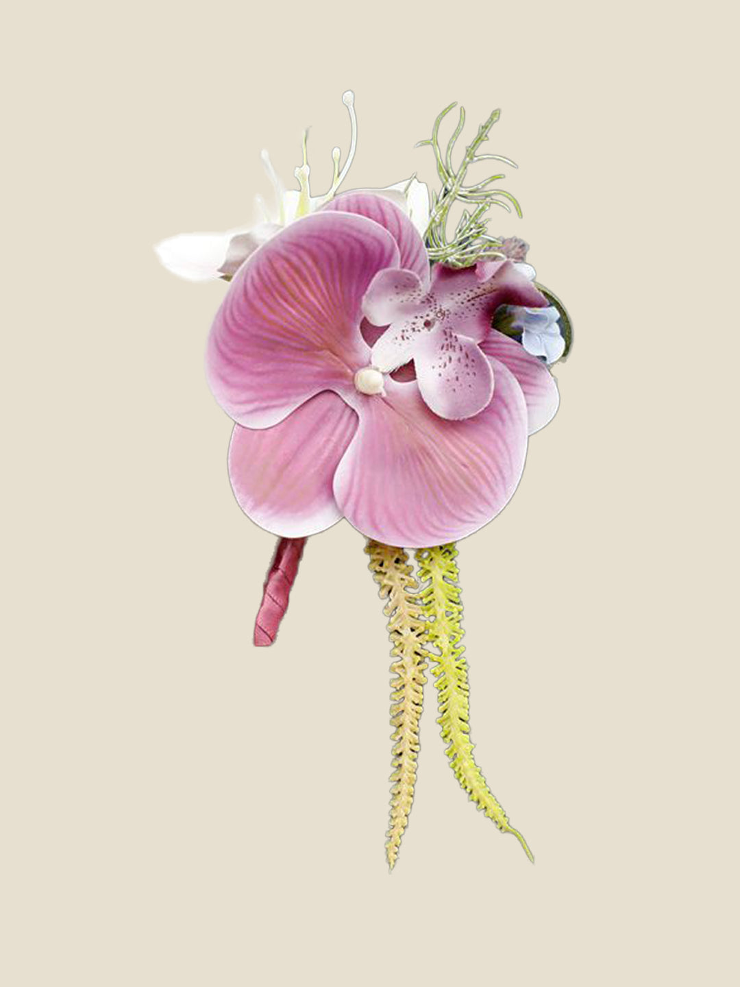 Pink Orchid Event Boutonnière